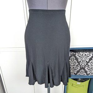 Y2K Black Flounce Skirt